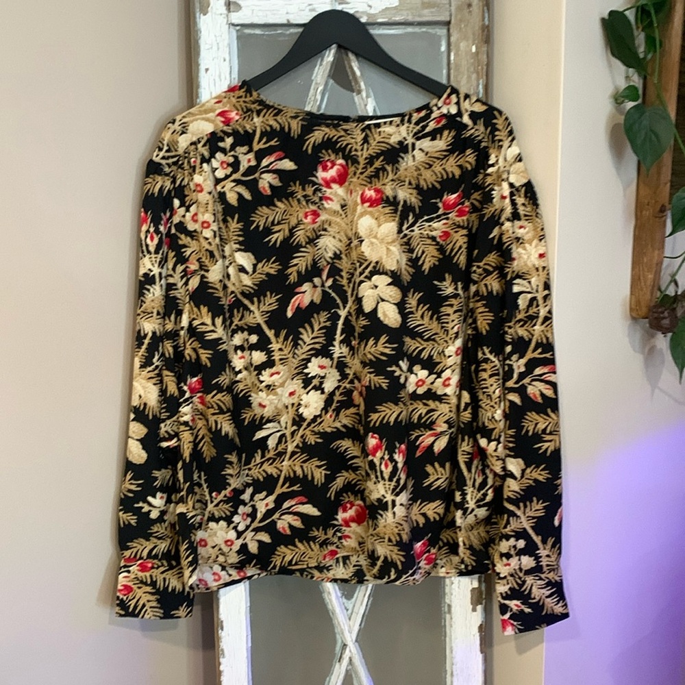 H&M Beautiful Fall Blouse Medium Women